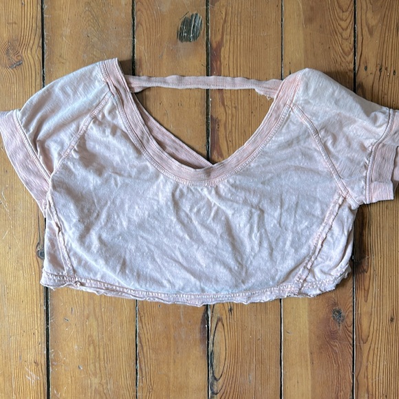 FP Daily Practice Peach Dress with Removable Crop Tee Bubble Hem - Picture 11 of 11